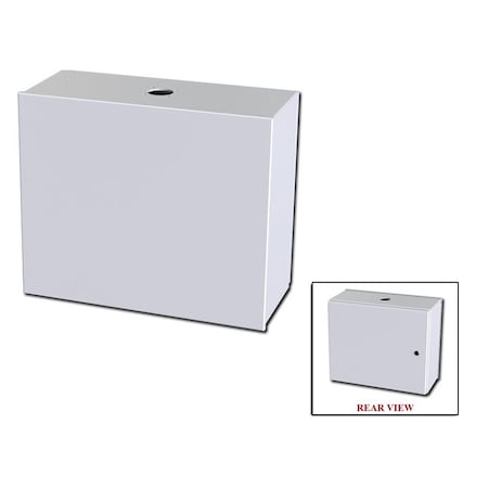 Saginaw Control & Engineering 1/4 Turn Latch Electrical Enclosures, 20 in H, 10 in D, 24 in W, NEMA 3R, 4, 12, 13, Carbon Steel SCE-20HMI2410LP